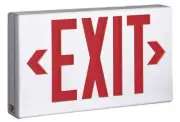 Cooper Lighting Lpx6 Exit Sign,1.0W,Red/Green,1 Or 2