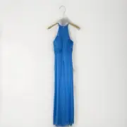 NWT Azazie Formal Dress AZ1781065 Darien Blue Jay Size 8 Prom Bridesmaids
