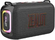 ZEALOT S85 50W Bluetooth Speakers, Outdoor Portable Subwoofer Speaker, RGB Light Dual Pairing, HiFi Sound Quality, Waterproof IPX6, 8000mAh Battery 24 Hours Playtime Loud Stereo, Booming Bass