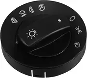 VINTORKY Car Headlight Switch Fog Lights Brake Lamp Switch Auto Headlight Switch Headlight Toggle Electrical Switch Fog Light Switch Headlight Control Module Plastic Black
