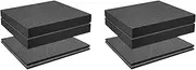 Binxind 8 PCS Pick Apart Foam Insert Pluck Pre Square Sheet Foam with Bottom Use for Board Game Box Cases Storage Drawer A