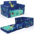 Kids Couch: Toddler Sofa Bed Fold Out for Gilrs Boys Baby Flip Out Convertibl...