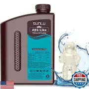 SUNLU ABS Like Resin 2000g, Strong Fast Curing 3D Printer Resin, 395 to 405nm