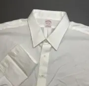 NEW Brooks Brothers Tuxedo Dress Shirt 18-35 White French Cuff Traditional Fit