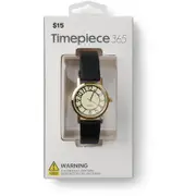 Timepiece 365 Women's Strap Watch - Black