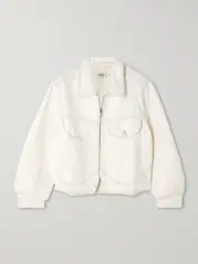 [FRAME] FRAME - Heart Denim Jacket - White - large large White