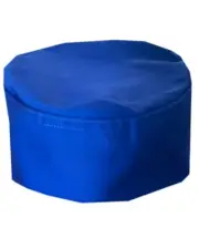 Classic Kitchen Chef Hat Restaurant Chef Hat Chef Skull Cap Adjustable Hat Blue