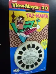 TAZ-MANIA 3d View-Master 3 Reel Packet SEALED 1994