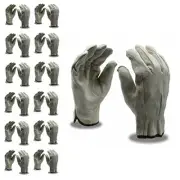 Cordova Standard Grain Pigskin Driver Gloves, Unlined, Shirred Elastic Back, Key