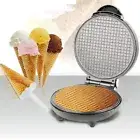 Electric Crispy Egg Roll Maker Pan Waffle Pancake Oven Ice Cream Cone Machine