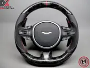 Aston Martin DBX 707 Napa Alcantara Matte Finish Forged Carbon Steering Wheel V2