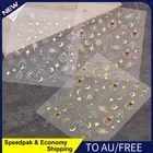 AU 9 Sheets Metallic Mirror Nail Stickers 3D Nail Art Decals for Nail Art Lovers
