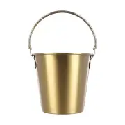 Small Bucket Stainless Steel Chip Cup Snack Bucket Ice Bucket Portable