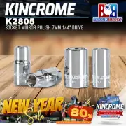 KINCROME K2805 Socket Mirror Polish 7mm 1/4" Drive