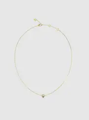 GUESS Gold Crystal Bead Necklace