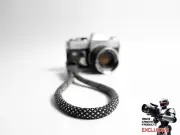 CHECKMATE Camera Strap – Black & White Wrist w/ Peak Design Anchor / Custom