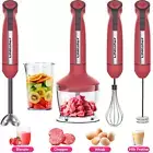 5-In-1,Stick Blender 20-Speed 1000W with Turbo Mode, Food Processor with Chopper