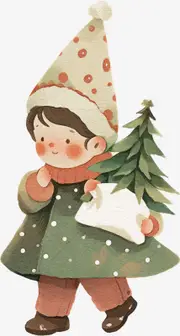 [Namly Design] Cute Holiday Character Sticker