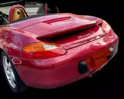 96-04 Porsche 986 Boxster Aero Rear Wing w/Light PAINTED Glacier White 3AU 3AT