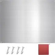 [Yaocom] 24 x 30 Inch Stainless Steel Backsplash Range Hood Stove Backsplash Back Stainless Steel Sheet for Kitchen Wall Splatter Metal Wall Panels with Screws and Hanging Towel
