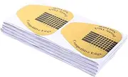 minkissy Sets Nail Kit Double Thick Acrylic Forms Gel Nail Extension Art Tips Sticker Tool Perforated for Wide Fingers Pcs