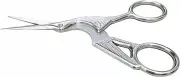 Curved Embroidery Scissors,Small Scissors 4.5Inch Vintage Stainless Steel Sewing
