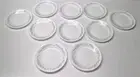 Corelle Ribbon Bouquet 6.75" Bread and Butter Plate Set of 10 Gray Floral New