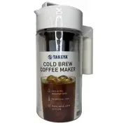 Takeya Cold Brew Travel 1 Quart Patented Deluxe Coffee Maker White Lid
