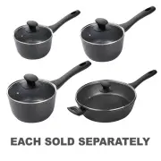 Pyrolux Pyrostone Aluminium Saucepan Non Stick Superb Abrasion Resistance