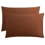 FLXXIE 2 Pack Microfiber Queen Pillow Cases, 1800 Super Soft Pillowcases with