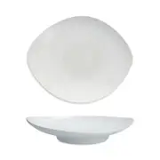 Fortessa Cloud Terre 10 Footed Platter, White, Set of 4