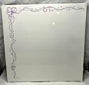 Creative Memories Refill RCM-12BB 12x12 Purple Ribbon Border Blank Pages NIP