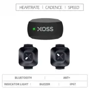 Bicycle Sensor Speedometer ANT+ Bluetooth 4.0 Heart Rate Monitor Bike Computer