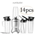 Nutribullet Ultra 1200 NB07500-1214S Personal Extract Quieter Blender 14pcs Pack