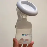 在飛比找蝦皮購物優惠-Philips AVENT 手動擠乳器+奶瓶 付全新奶嘴頭