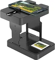 Mobile Film Scanner 35mm, Slide & Negative Scanner Slide Viewer Converts 35mm Slides & Negatives to Digital Photos (2AA Batteries Included) Grey