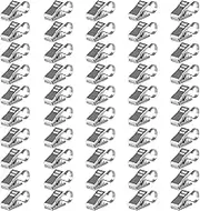 BIHRTC Pack of 50 Thickening Stainless Steel Curtain Clips With Hook for Curtain Photos Home Decoration Arts & Crafts Outdoor Party Wire Holder