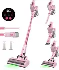 Cordless Vacuum Cleaner 45Kpa/550W/60 Mins Runtime Stick Vac Anti-Tangle Design