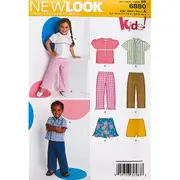 New Look Pattern 6880 Toddler Separates