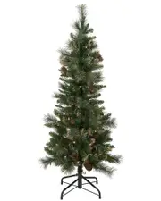 Northlight 4.5ft Pre-Lit Yorkshire Pine Pencil Artificial Christmas Tree Clear Lights