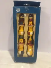 Vintage 1995 Boston Warehouse Beach Themed 10” Taper Candles Set Of 2