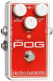 Electro-Harmonix Nano POG Polyphonic Octave Generator pedal NANOPOG From Japan