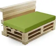 PRIMEPATIO Outdoor Pallet Cushion for Patio Furniture, Cushions, Cushions & Upholstery, Waterproof and Colourfast, Replacement for Pallet Sofa, Seat Cushion for Euro Pallets, Yard, Garden, Patio, 120