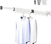 Wall Drying Rack | Collapsible Laundry Drying Rack | Collapsible Laundry Drying Rack, Wall Mounted Clothes Drying Rack for Balcony