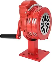 Jectse Air Raid Alarm, Hand Held Siren Horns High Frequency Alarm Sound Compact for Flood Prevention for Homes (Red)