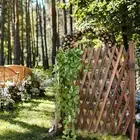 Expandable Wood Fence Photo Background Extendable Trellis Fence Lattice Fence