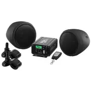 Boss Motorcycle/Utv Speaker And Amplifier System Usb/Sd/Fm 3" Waterproof Speaker