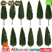 20PCS 13CM Model Pine Trees for HO Scale Train Railroad Architecture Scenery