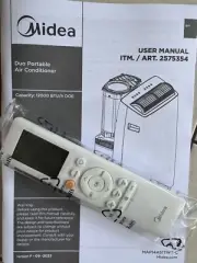 Midea 17317000A65537 Remote Control For Portable AC - New/ OEM