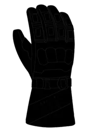 Fly Racing 363-3940M Glacier Gloves Md Black